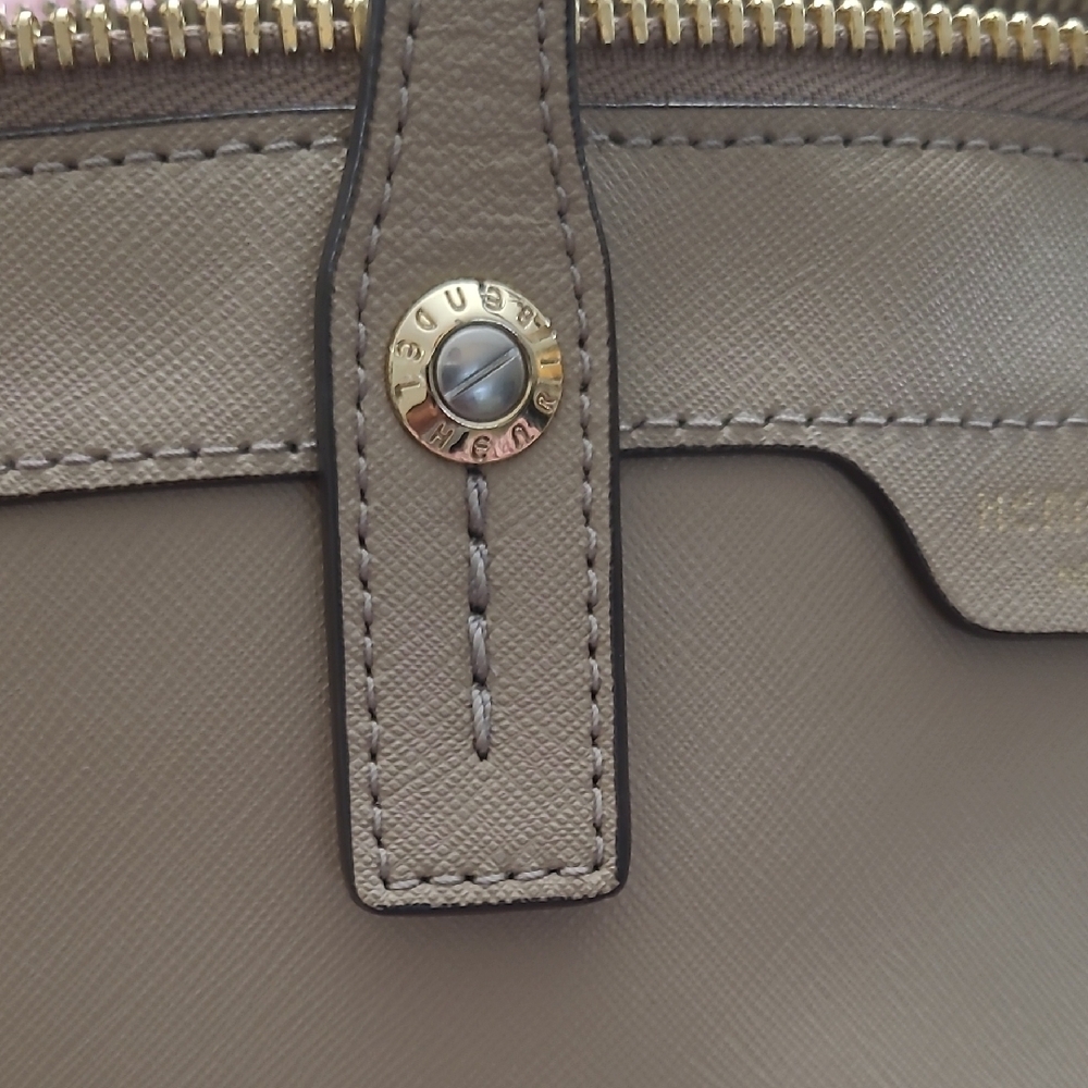 Henri Bendel Taupe Satchel Bag - Picture 3 of 16
